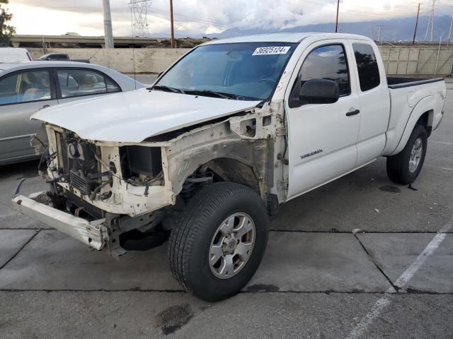 5TETU62N75Z083771 - 2005 TOYOTA TACOMA PRERUNNER ACCESS CAB WHITE photo 1