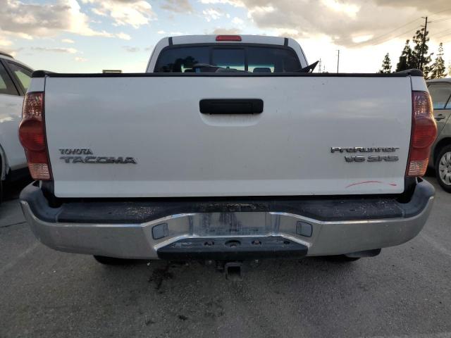 5TETU62N75Z083771 - 2005 TOYOTA TACOMA PRERUNNER ACCESS CAB WHITE photo 6