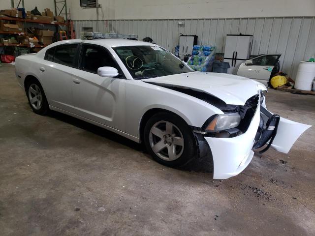 2C3CDXAG5CH122167 - 2012 DODGE CHARGER POLICE WHITE photo 4