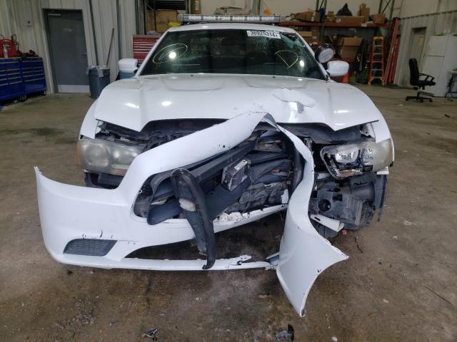 2C3CDXAG5CH122167 - 2012 DODGE CHARGER POLICE WHITE photo 5