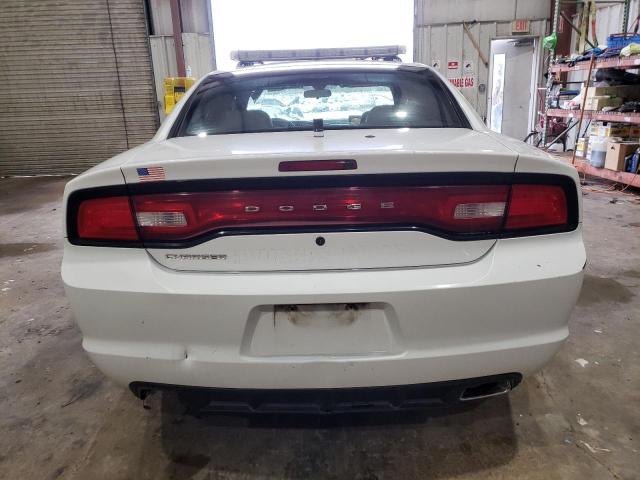 2C3CDXAG5CH122167 - 2012 DODGE CHARGER POLICE WHITE photo 6