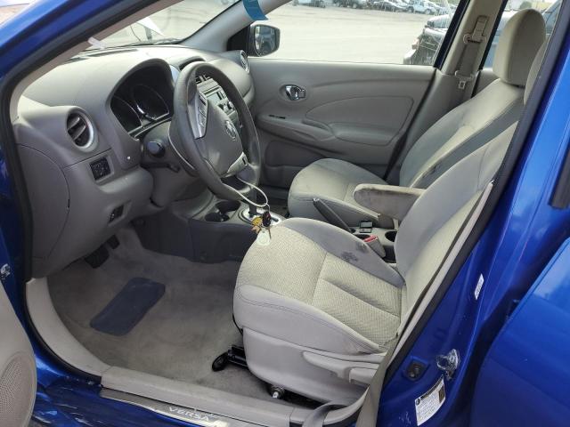 3N1CN7APXGL861057 - 2016 NISSAN VERSA S BLUE photo 7