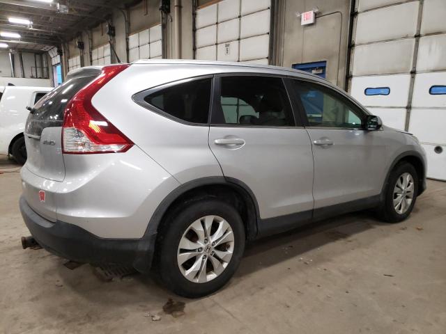 2HKRM4H76DH638802 - 2013 HONDA CR-V EXL SILVER photo 3