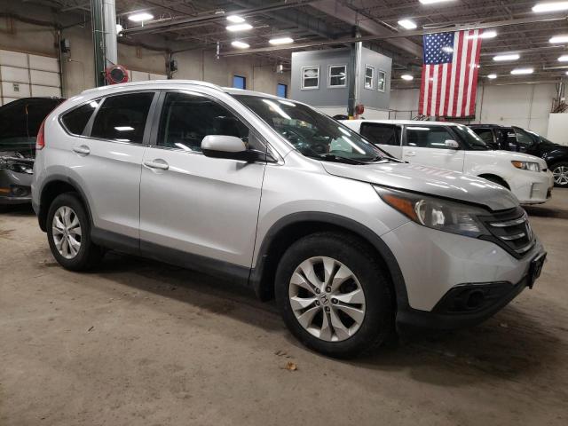 2HKRM4H76DH638802 - 2013 HONDA CR-V EXL SILVER photo 4