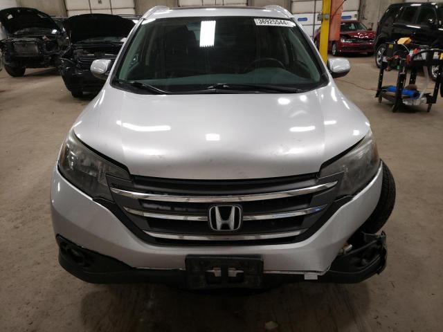 2HKRM4H76DH638802 - 2013 HONDA CR-V EXL SILVER photo 5