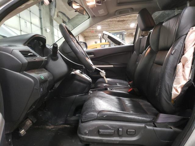 2HKRM4H76DH638802 - 2013 HONDA CR-V EXL SILVER photo 7