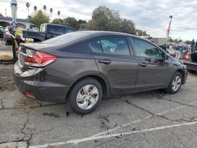 2HGFB2F55EH504700 - 2014 HONDA CIVIC LX GRAY photo 3