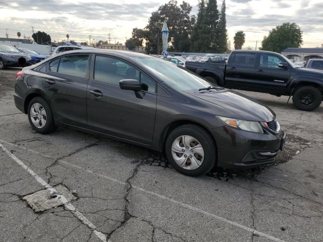 2HGFB2F55EH504700 - 2014 HONDA CIVIC LX GRAY photo 4