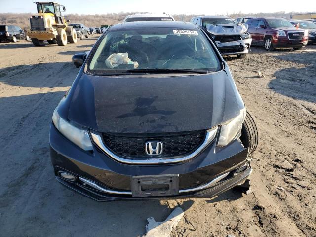 19XFB2F94EE044748 - 2014 HONDA CIVIC EXL BLACK photo 5