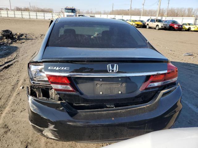 19XFB2F94EE044748 - 2014 HONDA CIVIC EXL BLACK photo 6