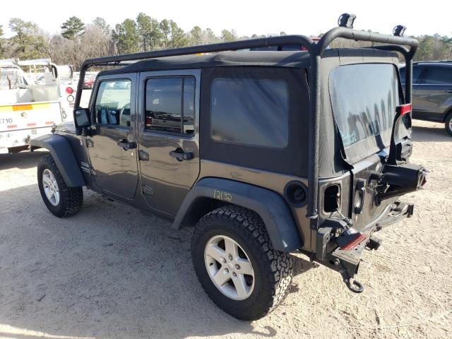 1C4BJWDG8GL342238 - 2016 JEEP WRANGLER U SPORT ნაცრისფერი ფოტო 2