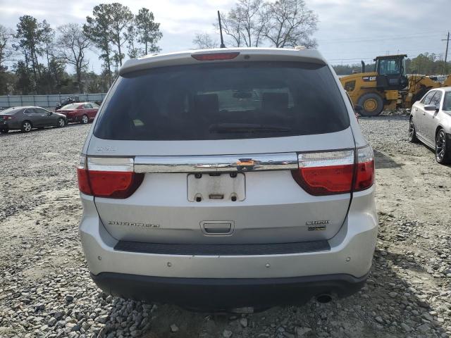 1D4RD4GG3BC730088 - 2011 DODGE DURANGO CREW SILVER photo 6