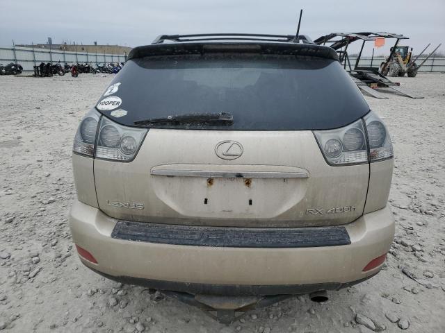 JTJHW31U860037730 - 2006 LEXUS RX 400 BEIGE photo 6