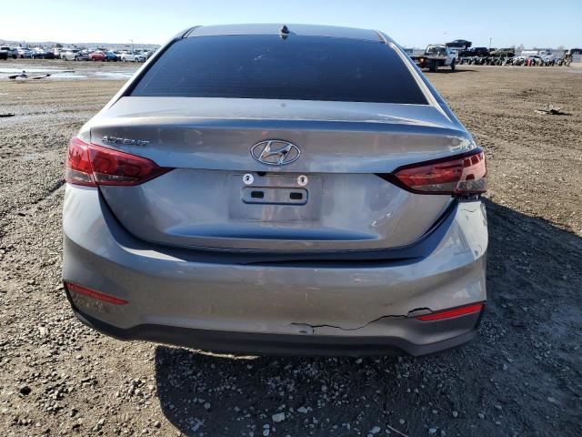 3KPC24A63NE186343 - 2022 HYUNDAI ACCENT SE SILVER photo 6