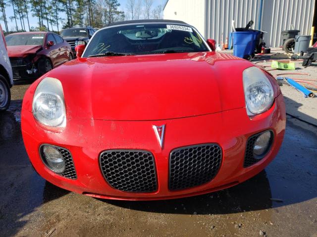 1G2MG35X97Y142013 - 2007 PONTIAC SOLSTICE GXP RED photo 5