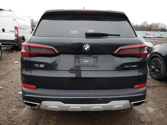 5UXCR6C07M9F55192 - 2021 BMW X5 XDRIVE40I BLACK photo 6