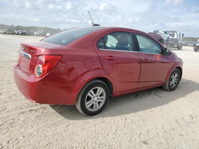 1G1JC5SH8F4136169 - 2015 CHEVROLET SONIC LT RED photo 3