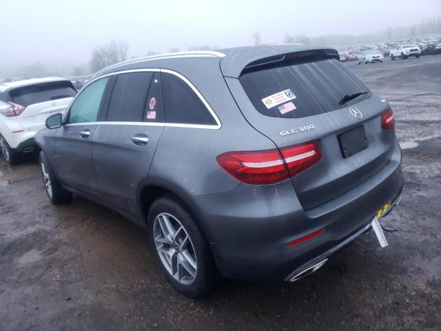 WDC0G4KB8HV005358 - 2017 MERCEDES-BENZ GLC 300 4MATIC GRAY photo 2