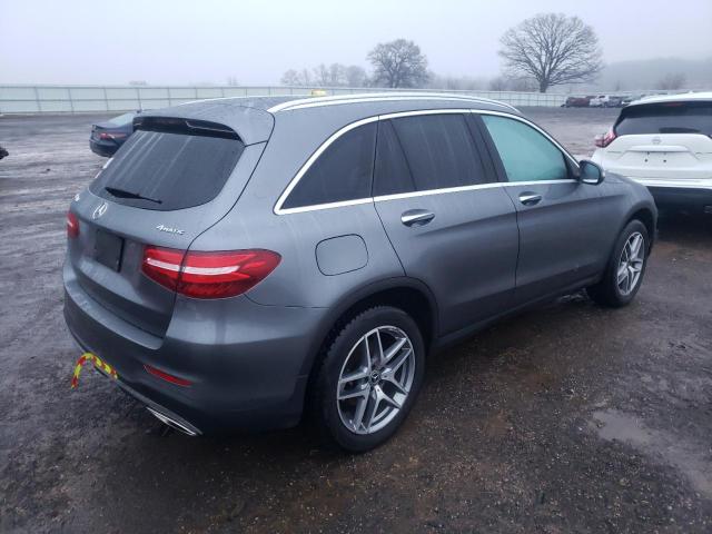 WDC0G4KB8HV005358 - 2017 MERCEDES-BENZ GLC 300 4MATIC GRAY photo 3