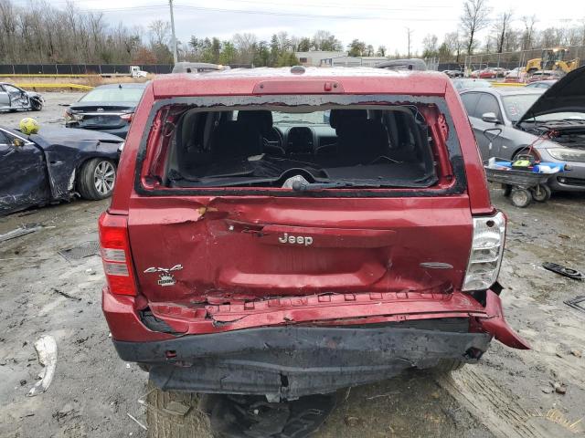 1C4NJRFB8HD142035 - 2017 JEEP PATRIOT LATITUDE RED photo 6