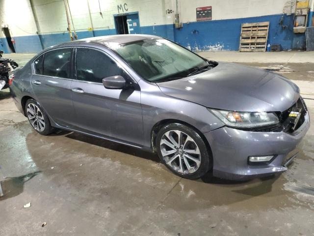 1HGCR2F50FA036597 - 2015 HONDA ACCORD SPORT GRAY photo 4