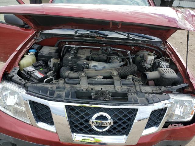 1N6BD0CTXKN791577 - 2019 NISSAN FRONTIER S MAROON photo 11