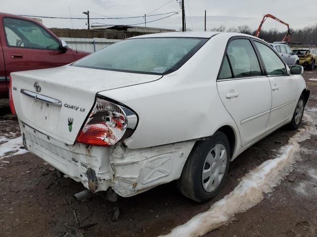 4T1BE32K64U357347 - 2004 TOYOTA CAMRY LE WHITE photo 3