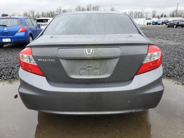 2HGFB2F86CH588145 - 2012 HONDA CIVIC EX GRAY photo 6