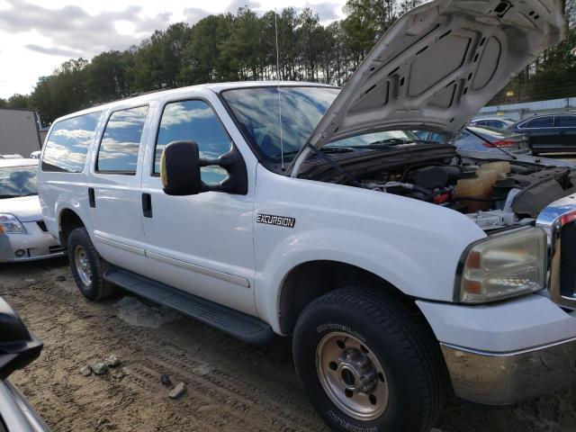 1FMNU41S65EA92187 - 2005 FORD EXCURSION XLT WHITE photo 4