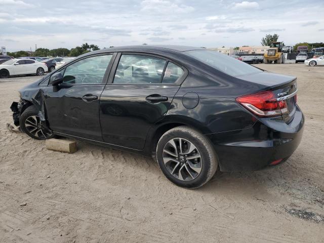 19XFB2F91DE088110 - 2013 HONDA CIVIC EXL Սև լուսանկար 2