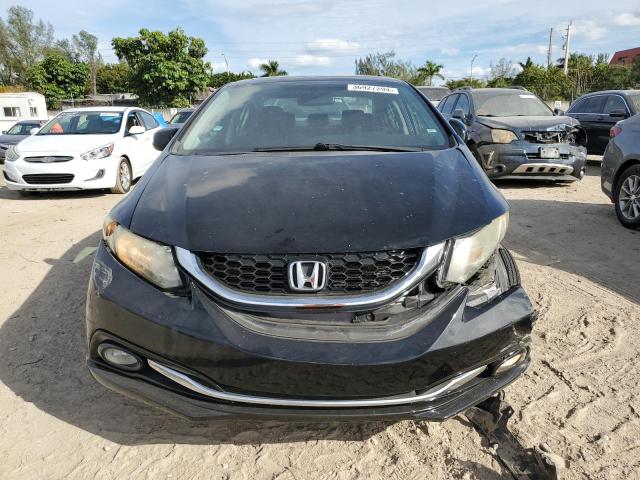 19XFB2F91DE088110 - 2013 HONDA CIVIC EXL Սև լուսանկար 5