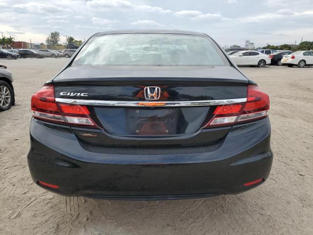 19XFB2F91DE088110 - 2013 HONDA CIVIC EXL Սև լուսանկար 6