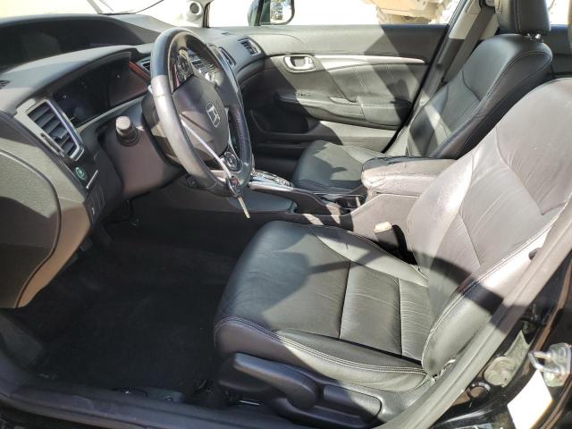 19XFB2F91DE088110 - 2013 HONDA CIVIC EXL Սև լուսանկար 7