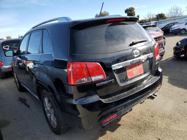 5XYKW4A26BG138542 - 2011 KIA SORENTO SX BLACK photo 2