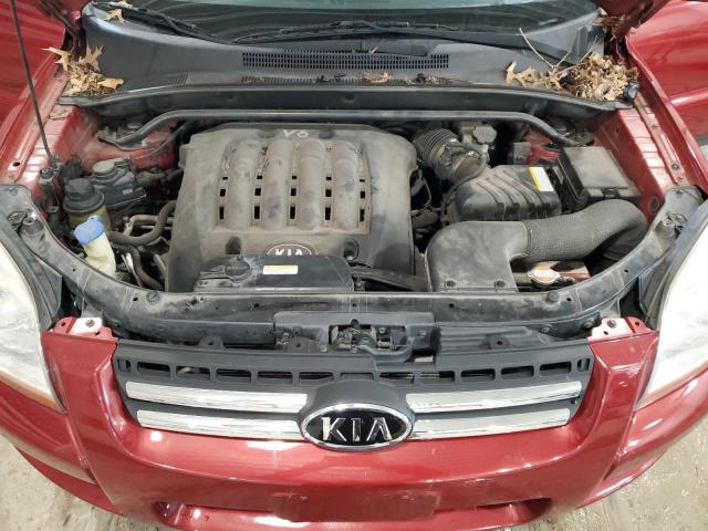 KNDJF723967200359 - 2006 KIA NEW SPORTA RED photo 11