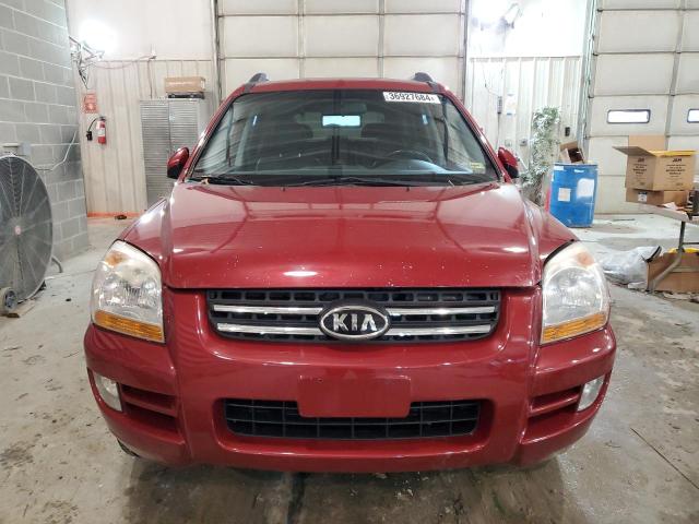 KNDJF723967200359 - 2006 KIA NEW SPORTA RED photo 5