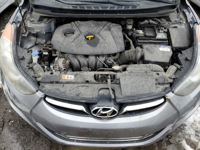 KMHDH4AE7DU686723 - 2013 HYUNDAI ELANTRA GLS SILVER photo 11