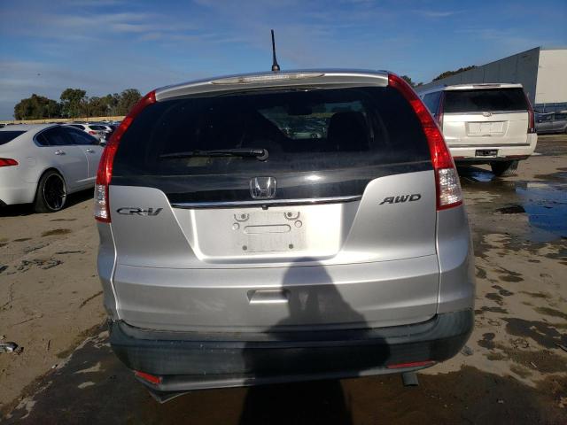 2HKRM4H50EH674985 - 2014 HONDA CR-V EX SILVER photo 6