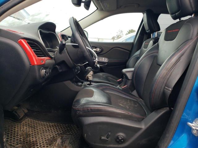 1C4PJMBX1JD581502 - 2018 JEEP CHEROKEE TRAILHAWK BLUE photo 7