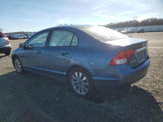 2HGFA1F8XBH542460 - 2011 HONDA CIVIC EX BLUE photo 2