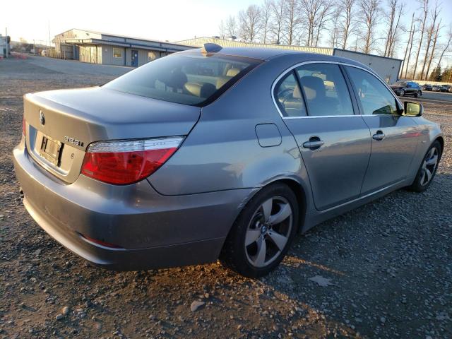 WBANU53548CT05202 - 2008 BMW 528 I GRAY photo 3