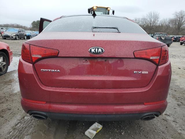 5XXGN4A75DG112252 - 2013 KIA OPTIMA EX BURGUNDY photo 6