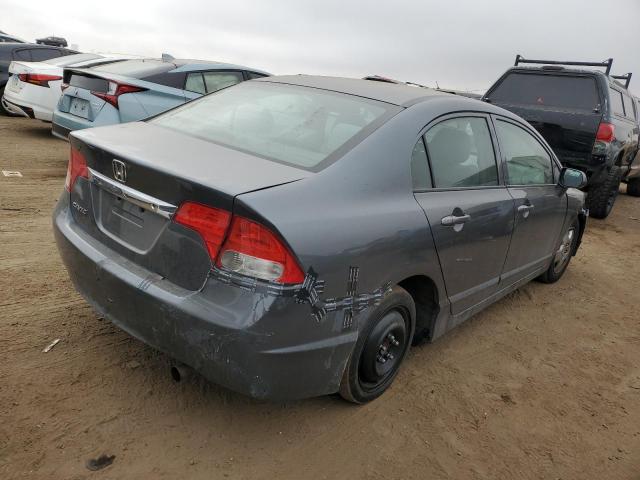 2HGFA165X9H314037 - 2009 HONDA CIVIC LX GRAY photo 3