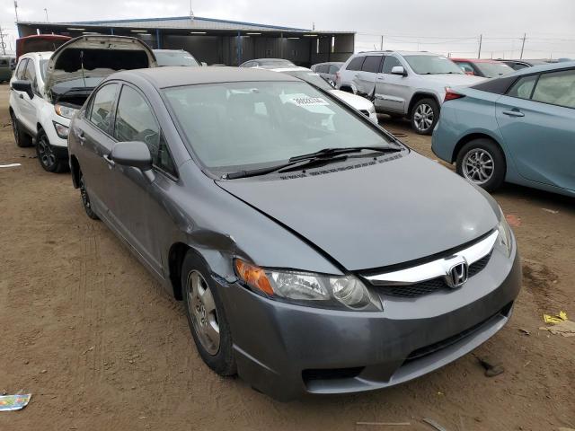 2HGFA165X9H314037 - 2009 HONDA CIVIC LX GRAY photo 4