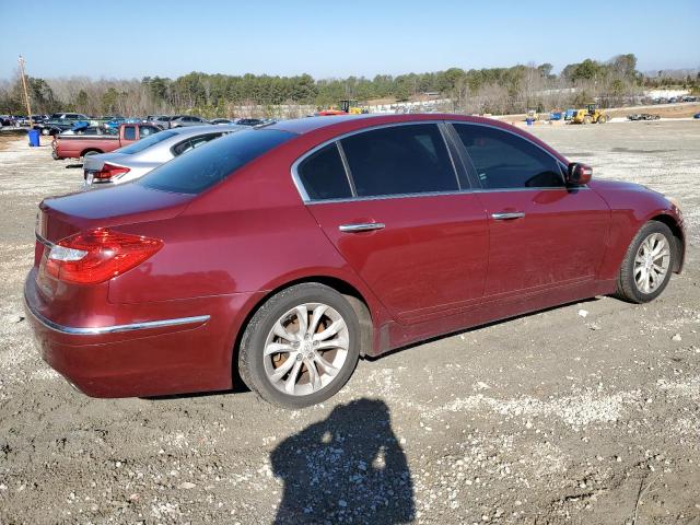 KMHGC4DD0DU240282 - 2013 HYUNDAI GENESIS 3.8L RED photo 3