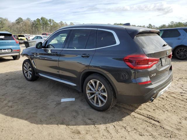 5UXTR9C57KLE16676 - 2019 BMW X3 XDRIVE30I GRAY photo 2