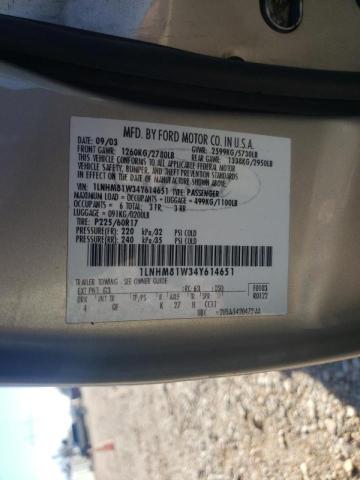 1LNHM81W34Y614651 - 2004 LINCOLN TOWN CAR EXECUTIVE BEIGE photo 13