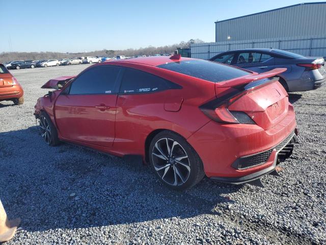 2HGFC3A56KH755585 - 2019 HONDA CIVIC SI RED photo 2