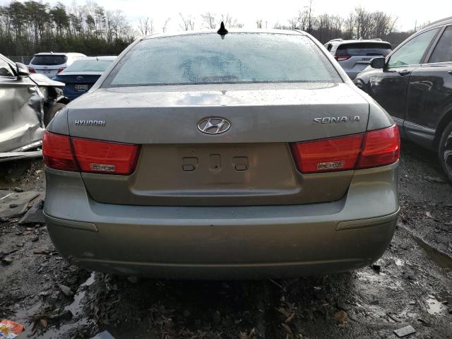 5NPET46C29H407792 - 2009 HYUNDAI SONATA GLS TAN photo 6