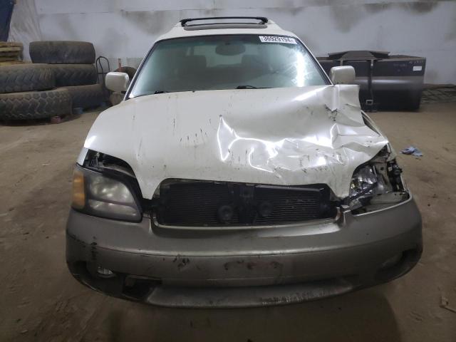 4S3BH806627618034 - 2002 SUBARU LEGACY OUTBACK H6 3.0 LL BEAN WHITE photo 5